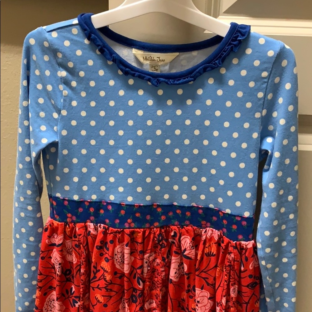 Polka dot/floral dress